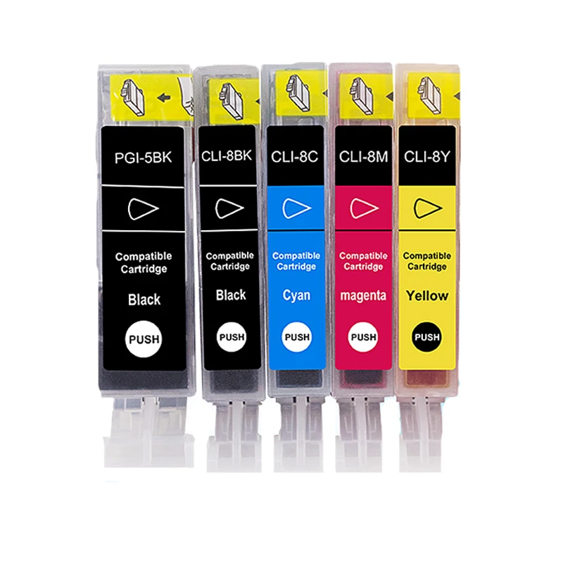 Kompatible Tintenpatronen PGI-5 CLI-8 PGI5 CLI8 passend für Canon PIXMA IP4200 IP4300 IP4500 MP500 (15 Stück)