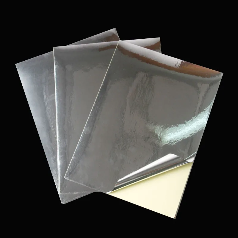 A4 Matt/Glänzendes PET-Silber-Inkjet-Papier-Aufkleber – Bild 3