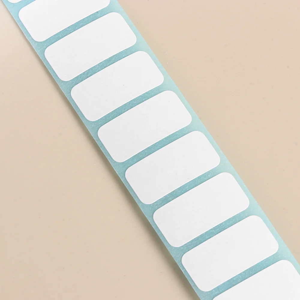 Roll Weiß Klebstoff Thermische Label Aufkleber Papier Supermarkt Preis – Bild 5