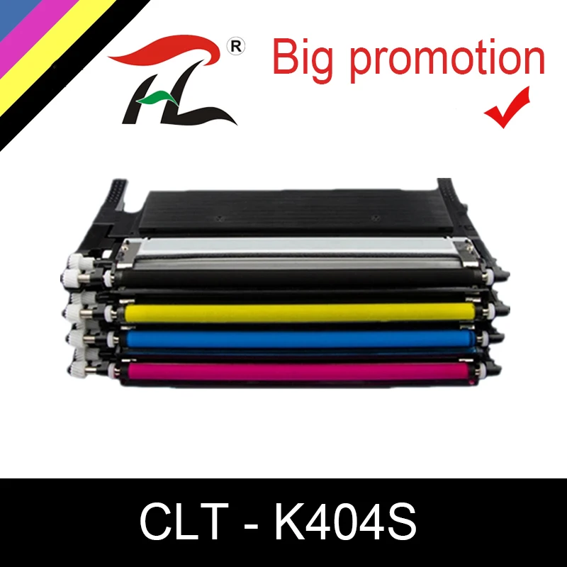 YLC Tonerkartusche CLT-K404S M404S C404S CLT-Y404S 404S passend für Samsung C430W C433W C480 C480FN C480FW