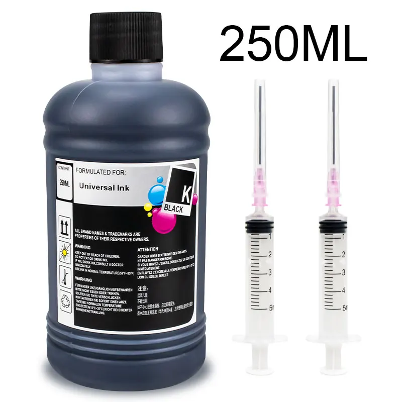 Drucker Universal Dye Tinte Flasche passend für HP 301 302 304 305 21 – Bild 3