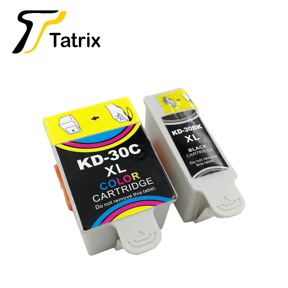 Tatrix Kodak 30 XL 30XL Premium Farbe Schwarz Kompatible Tintenpatrone – Bild 4