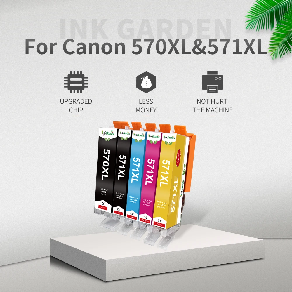 InkGarden 570 571 XL Tintenpatrone 570 XL passend für Canon PGI-570 – Bild 5