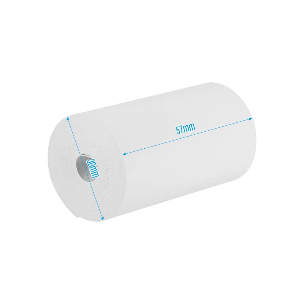 20 Rollen Thermopapier rollen 57*30mm Drucker papier Registrier kassen – Bild 4
