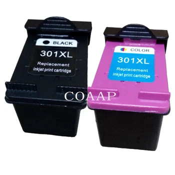 2x kompatible HP 301XL CH563EE CH564EE nachgefüllte Tintenpatrone passend für HP Deskjet 2540 / 1010 / 1510
