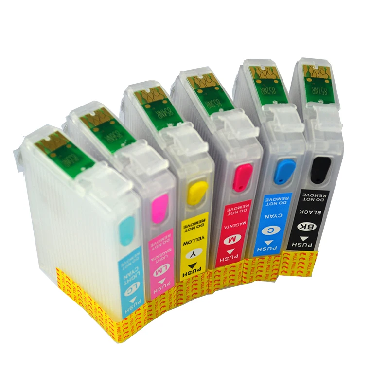 Vilaxh T0801 - T0806 nachfüllbare Tintenpatrone passend für Epson – Bild 3