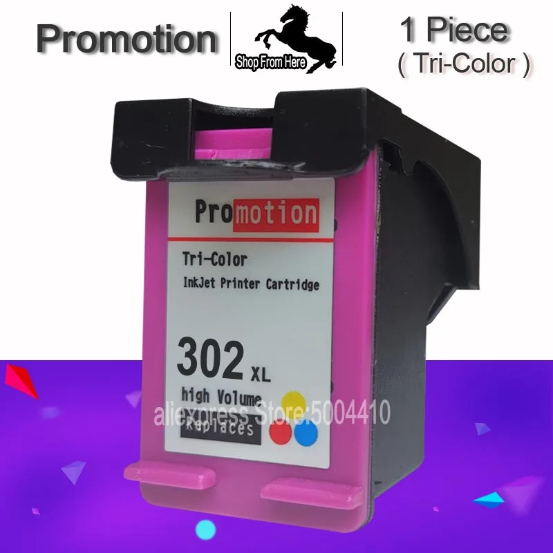 Passend für HP 302 302XL Tintenpatrone für Deskjet 1110 1111 5220 3630 2130 2131 ENVY 4520 Officejet 4650