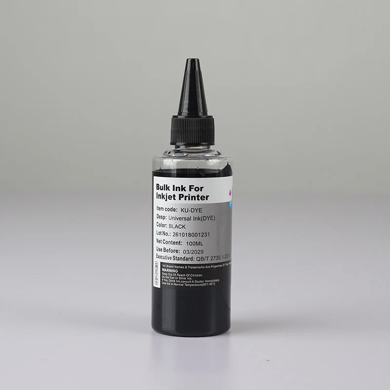 100ML Universal-Nachfülltinte passend für HP Canon Epson Brother Tank CISS Tintenpatronen Deskjet Drucker