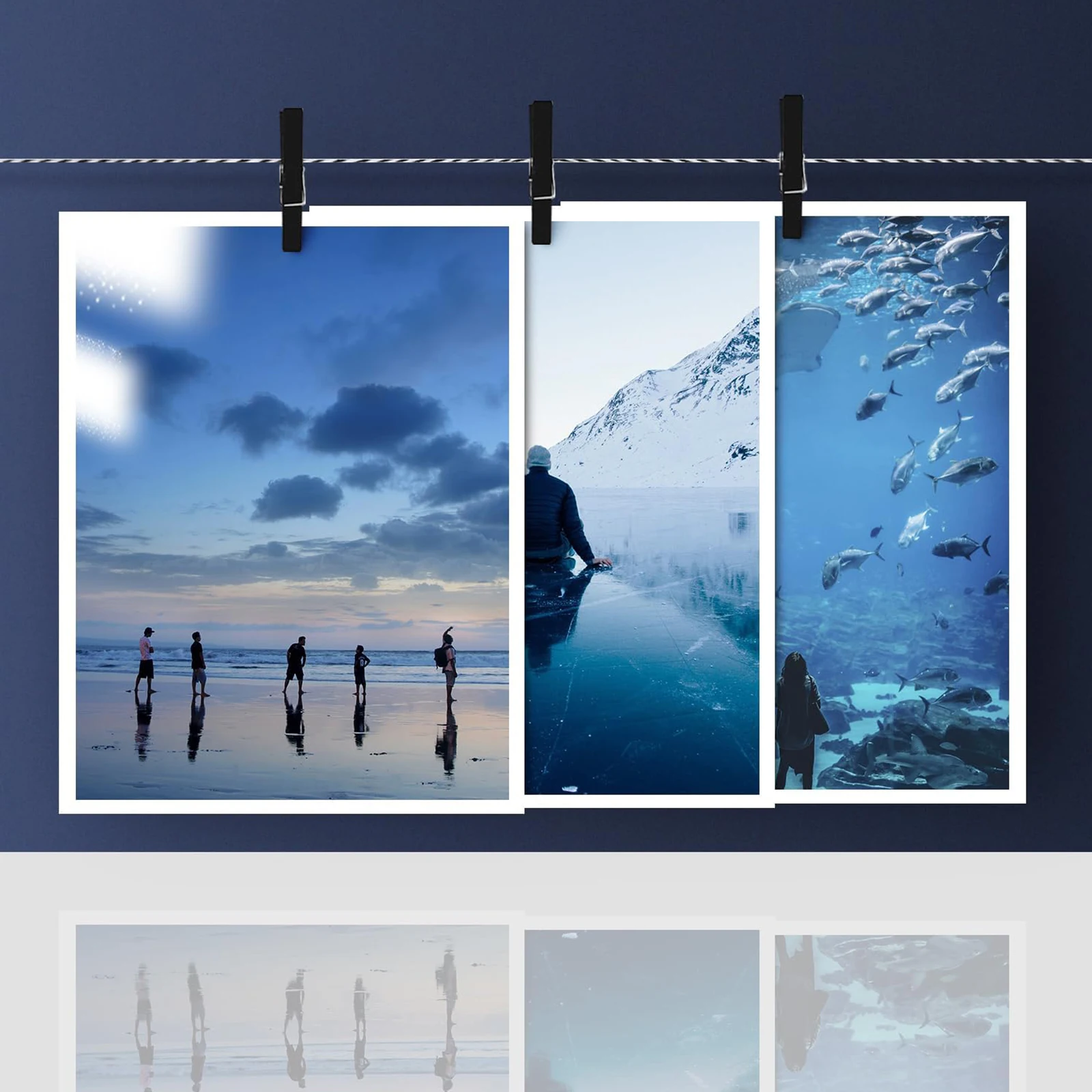 50 Blatt a4 8,3g/m² Fotopapier 11,7 x Zoll Doppelseiten glänzendes – Bild 6