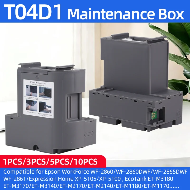 T04D1 Wartungsbox für Abfalltintenbehälter, passend für Epson L6490 L14150 L6270 EW M630TB M670FT M670FTW