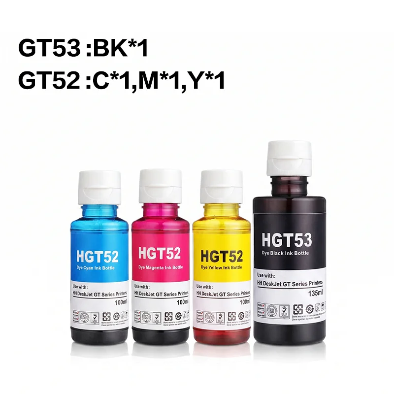 100ML GT53 GT52 Nachfülltinte passend für HP GT51 GT52 GT53 für HP 115 – Bild 6