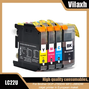 Vilaxh LC22U LC22UXL Kompatible Tintenpatrone passend für Brother DCP-J785DW MFC-J985DW Tintenstrahldrucker