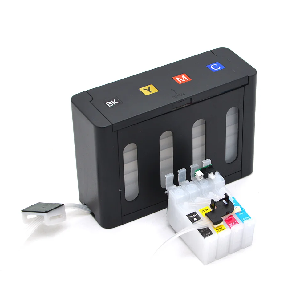 196 197 Ciss-System mit Chip passend für Epson XP101 XP201 XP204 XP211 XP214 XP401 XP411 WF 2532 Drucker