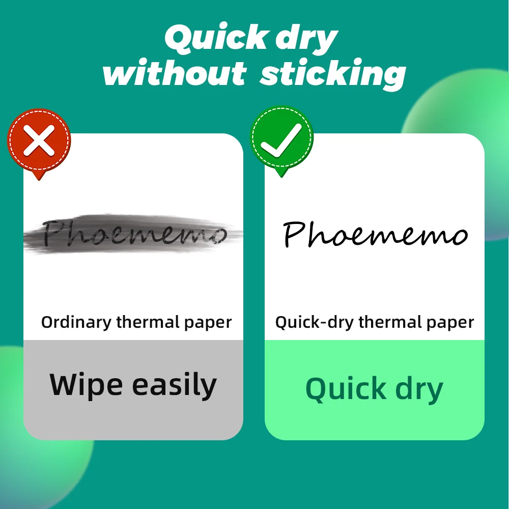 Phomemo Rollen/Gefaltetes Thermopapier A4 Schnelltrocknend – Bild 4
