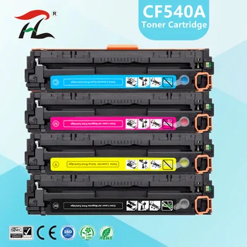 Mit Chip, passend für HP 203A CF540A 540a CF540 Tonerkartusche für HP LaserJet Pro M254nw M254dw MFP M281fdw