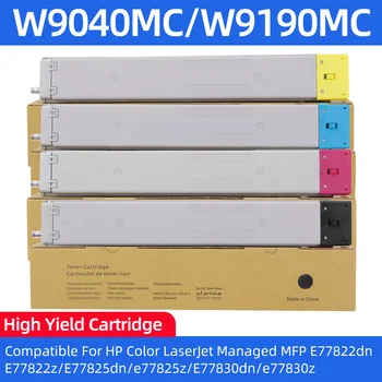 W9040MC W9041MC W9190MC Tonerkartuschen passend für HP Color LaserJet MFP E77822dn E77822z E77825dn E77825z