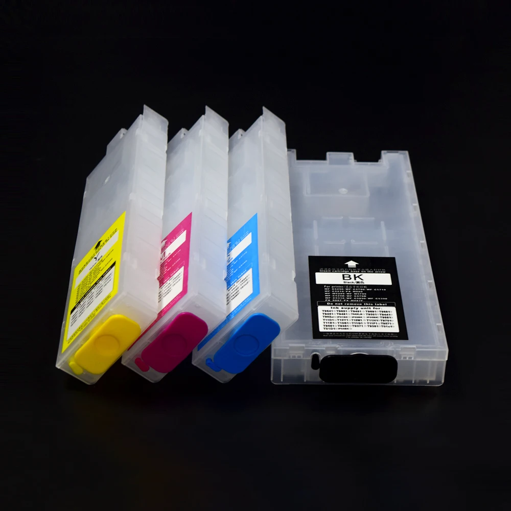 Leere nachfüllbare Tintenpatrone ohne Chip passend für Epson WorkForce C5210 C5710 WF-C5290 Chiplose Drucker
