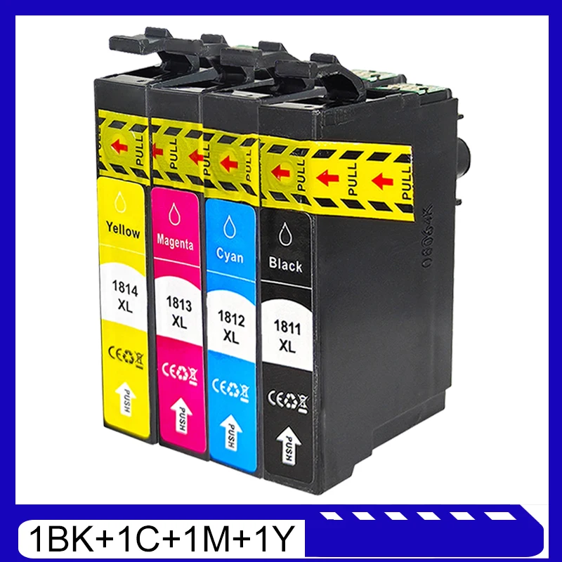 Tintenpatronen passend für kompatiblen EPSON 18XL T1811 T1814 XP312 XP205 XP225 XP212 XP215 XP302 XP412 XP402