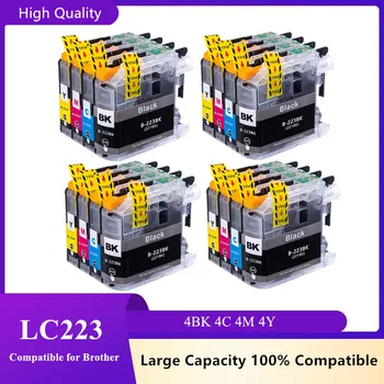 Kompatible LC223 LC221 LC223 passend für Brother Drucker-Tintenpatrone DCP-J562DW J4120DW MFC-J480DW J680DW