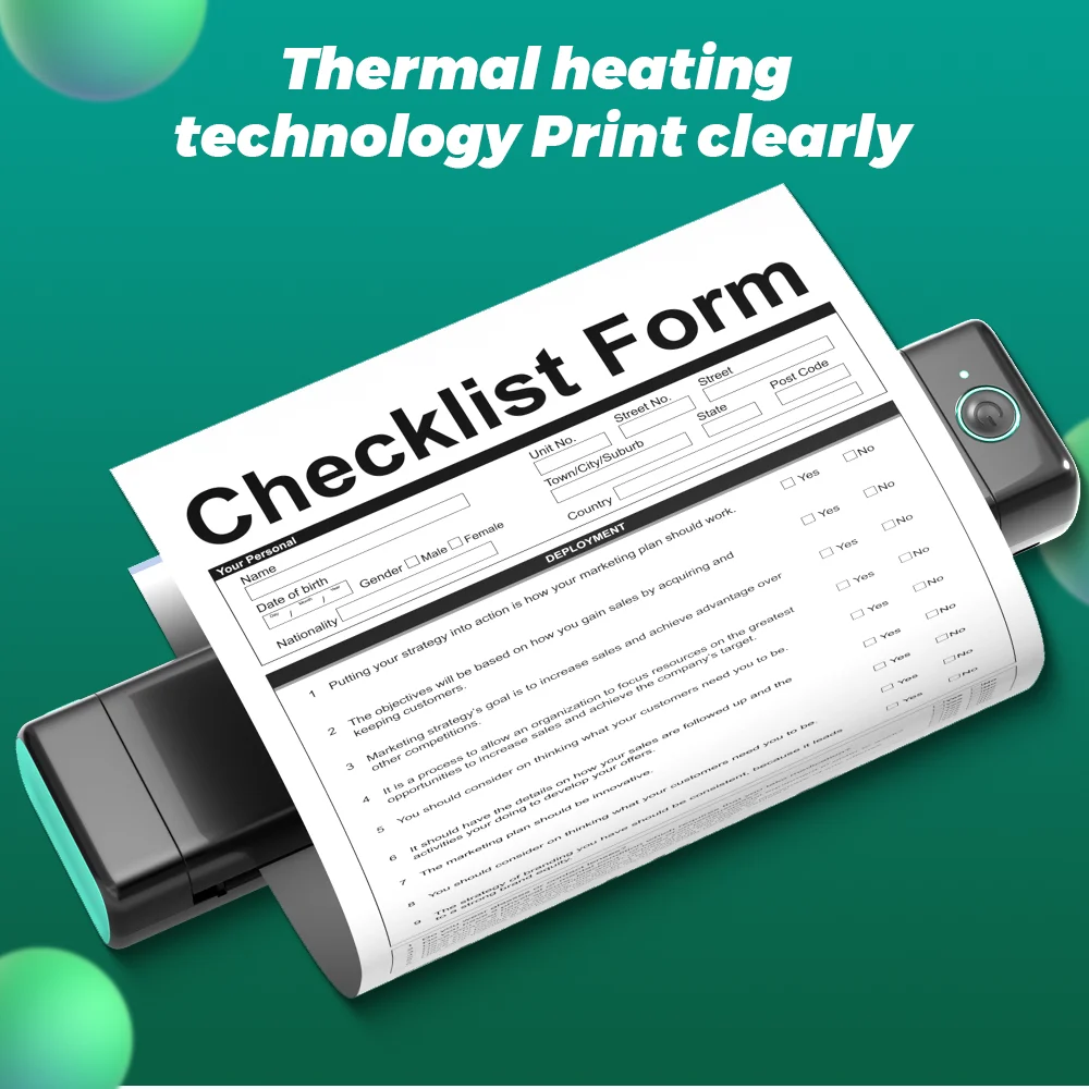 Phomemo Rollen/Gefaltetes Thermopapier A4 Schnelltrocknend – Bild 5