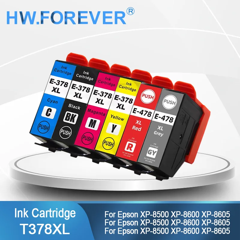 378XL T378XL T378 478XL Kompatible Tintenpatrone passend für Epson XP-8500 XP-8600 XP-8605 XP8500 XP8600