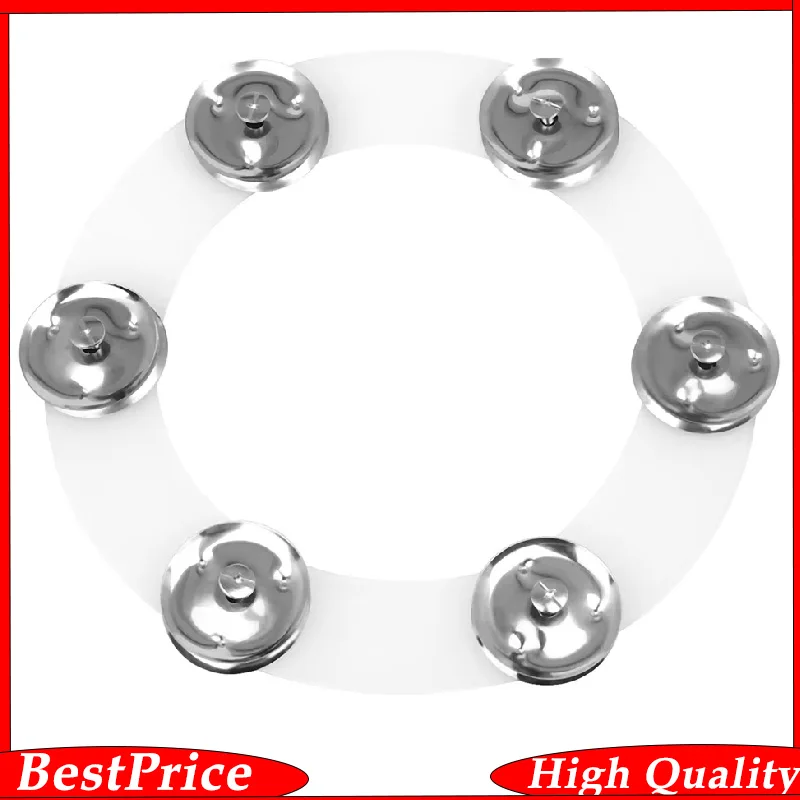 Drum Kit Becken Glocke Tamburin Hi-Hut passend für Drum Percussion Zubehör Set Zubehör Drums Supply Ring 6
