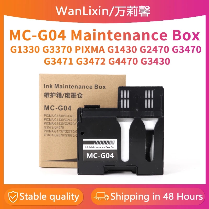 MC-G04 Wartungsbox passend für Canon PIXMA G1330 G3370 G1430 G2470 G3470 G3471 G3472 G4470 G3430