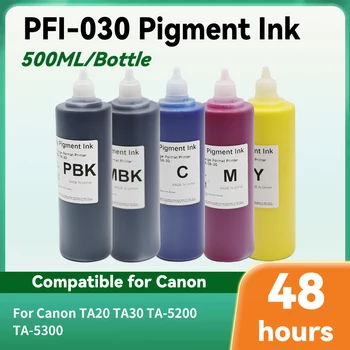 500 ml Nachfülltintenset passend für Canon imagePROGRAF TA-20 TA-30 TM-240 TM-340 Drucker PFI-030 PFI030