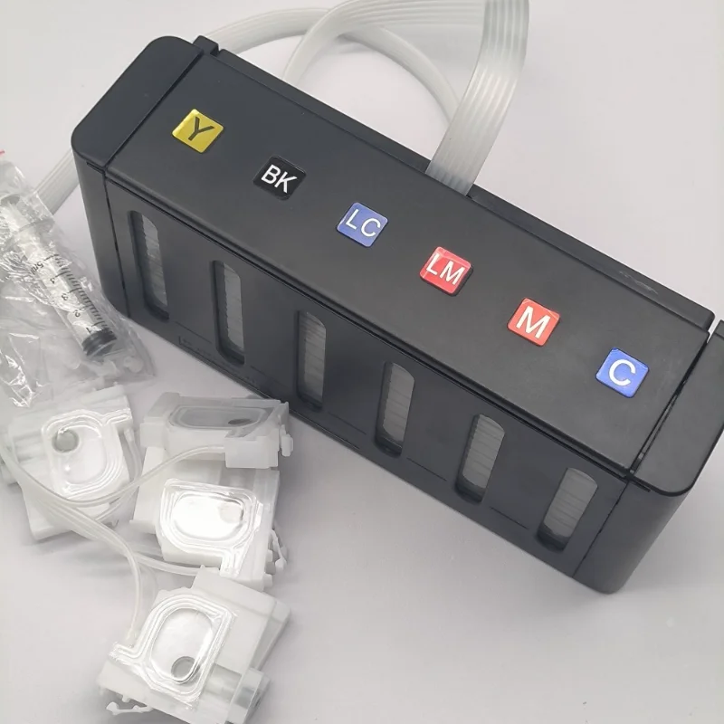6 Farben Kompatible Serie CISS Tintentank System Externe Patrone passend für Epson L805 L800 L1800 L801 L810
