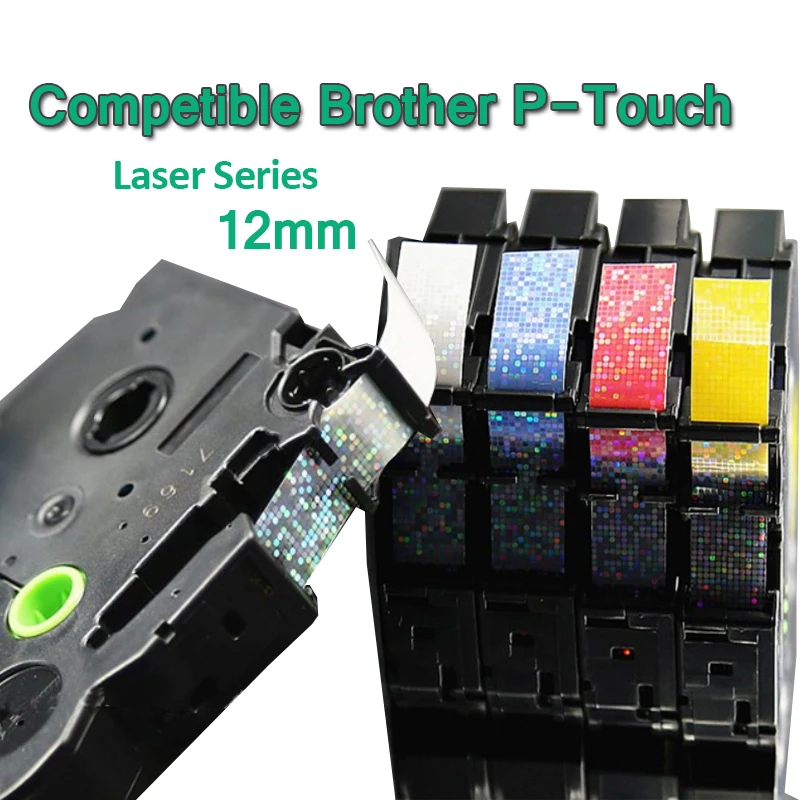 12mm 231L1 passend für TZe-231 TZe 231L1 TZ221L1 Bunte Laser 12mm Label Band Für Brother labeller P-Touch H110