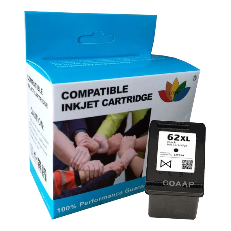 Nachfüllbare 62XL Tintenpatrone passend für Kompatible HP ENVY 5540 5541 5542 5543 5544 5545 5546 5547 5548