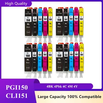 PGI150 CLI151 Kompatible Tintenpatronen PGI 150 CLI 151 passend für Canon PIXMA MG7510 IP7210 IP8710 MX721