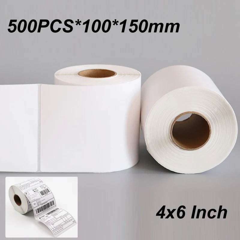 100*150mm Thermische Versand Etiketten 10 x 15 cm passend für DHL UPS FedEx Selbst-klebe Aufkleber (500 Stück)
