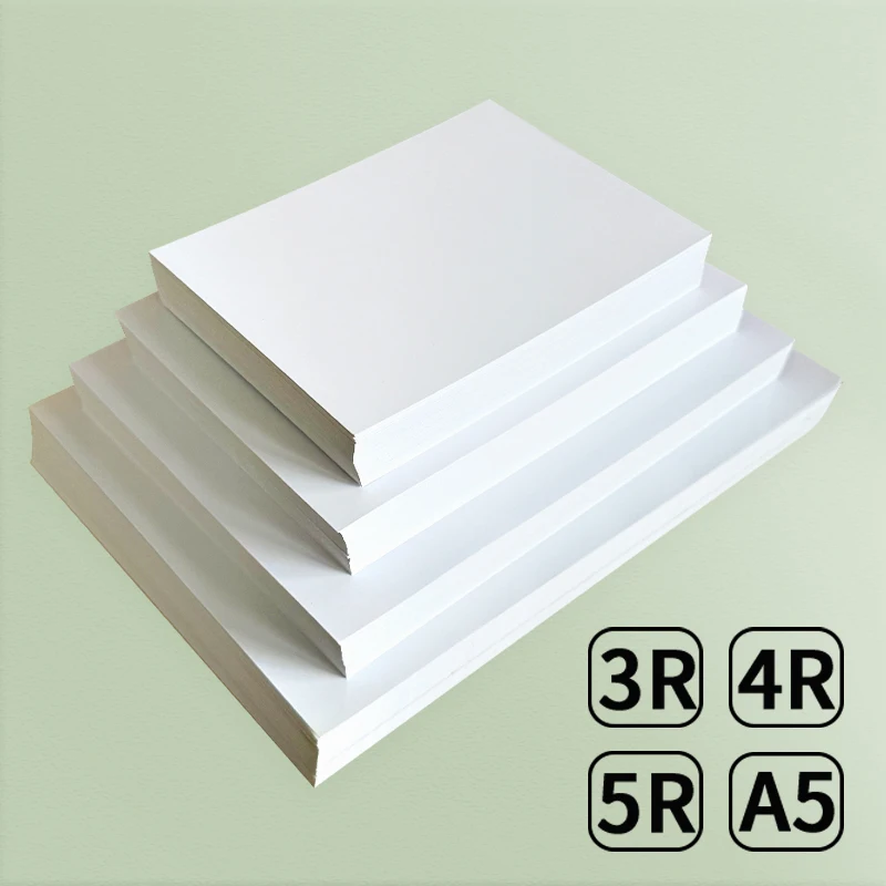 3R 4R 5R A5 Hochglanz-Fotopapier mit mehreren Spezifikationen, Fotodruckpapier, Tintenstrahldrucker, 180 g