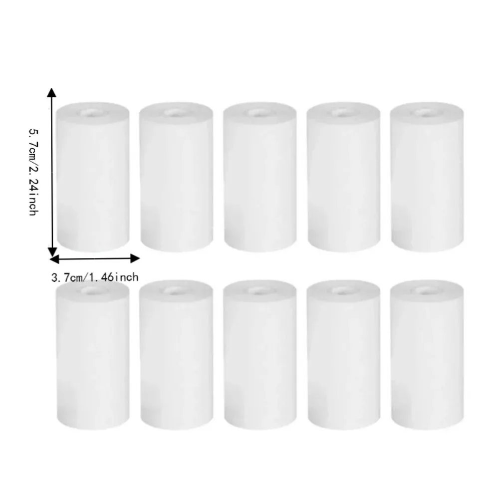 57x40mm Thermopapierrolle Weiß Glatte Aufkleberrolle (10 Stück) – Bild 6