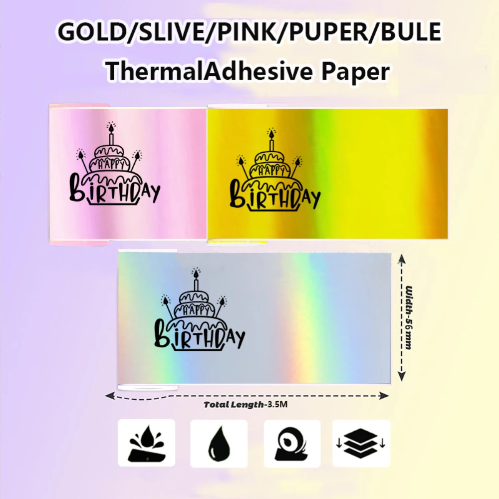 57 mm x 3,5 m holografisches Thermopapier, kontinuierliche Rolle – Bild 4