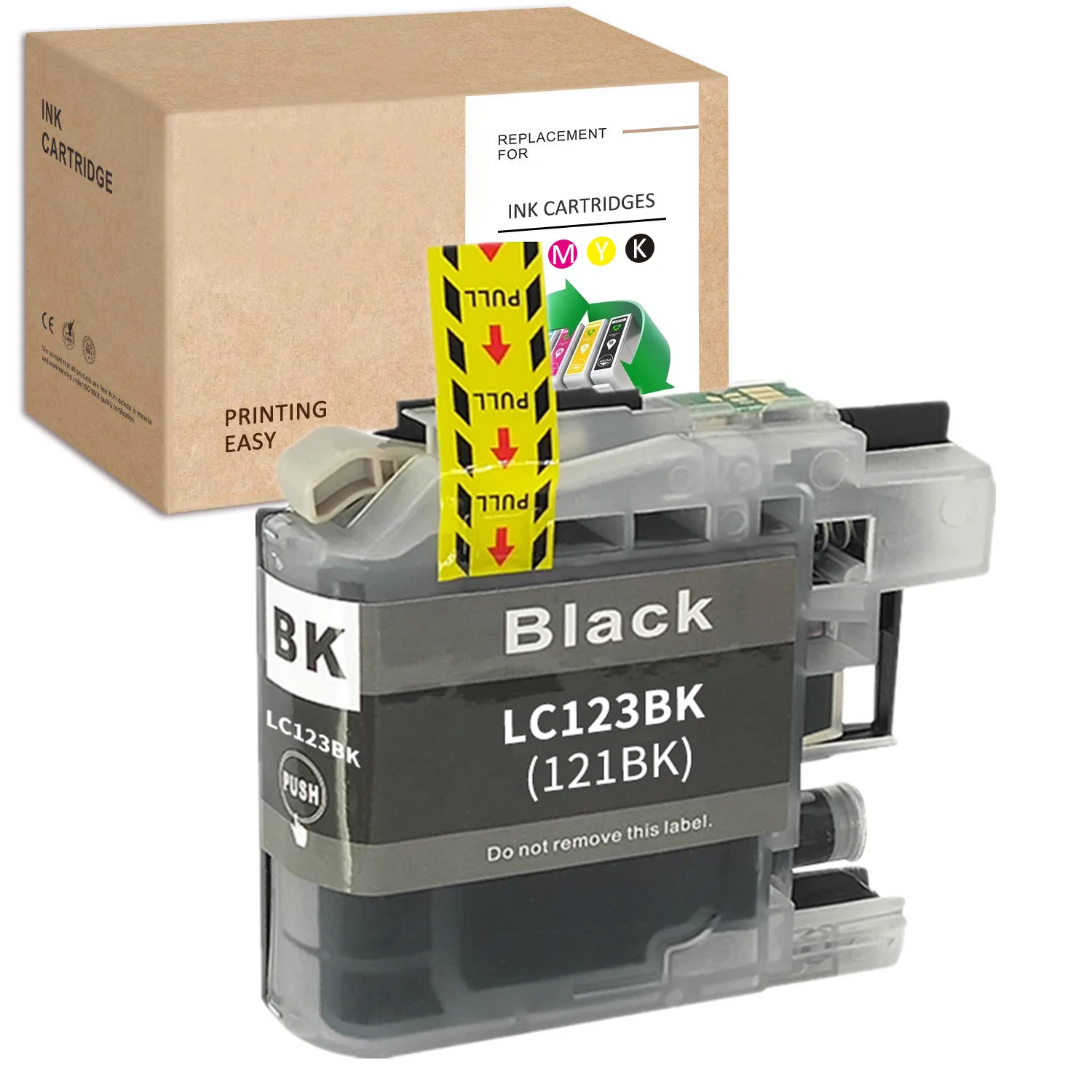 HS LC123 Tintenpatrone LC123XL LC121 passend für Brother MFCJ4710DW J4410DW MFC-J470DW DCP-J132W J552DW
