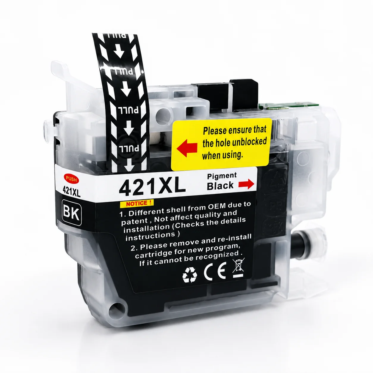 LC421XL LC421 421XL Tintenpatrone passend für Brother DCP-J1050DW DCP-J1140DW DCP-J1800DW MFC-J1010DW Drucker