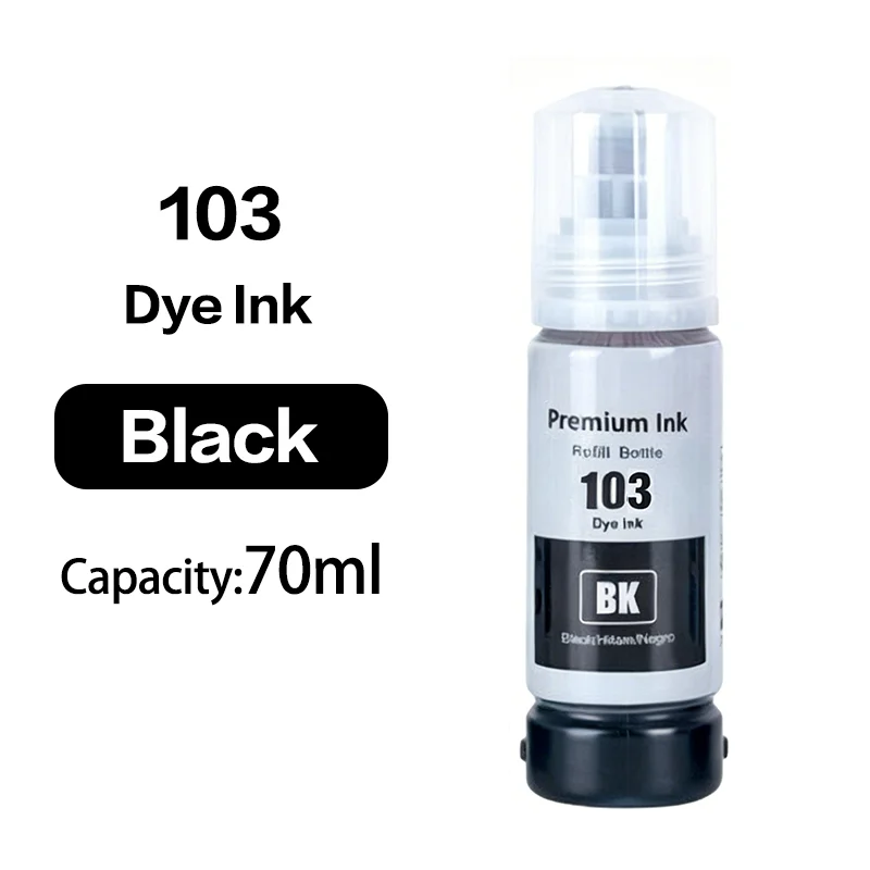 103 EP103 T103 Nachfülltinte passend für Epson EcoTank L1110 L3100 L3110 L3111 L3116 L3150 L3151 L3156 L3160