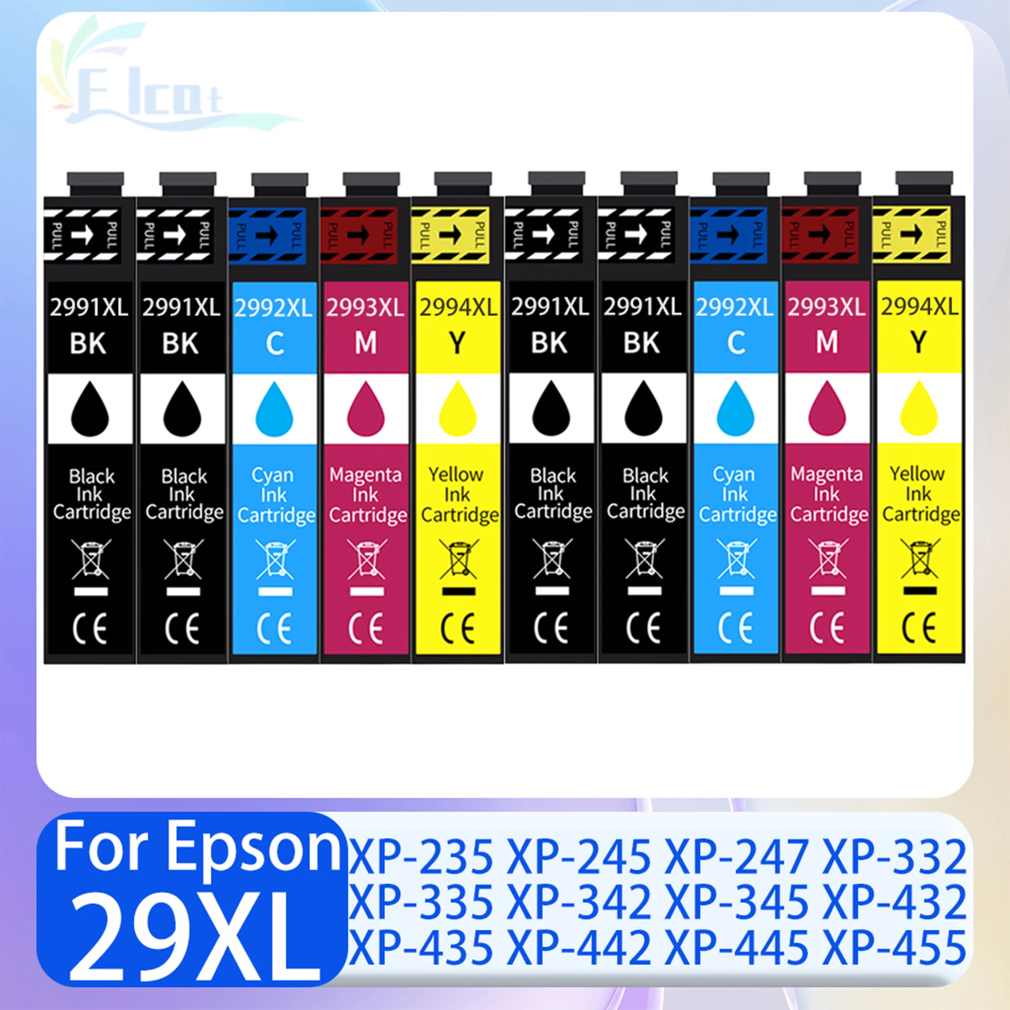 29 29XL Tintenpatrone T2991 T2992 T2993 T2994 passend für Epson XP-235 XP-245 XP-247 XP-335 XP-342 XP-435