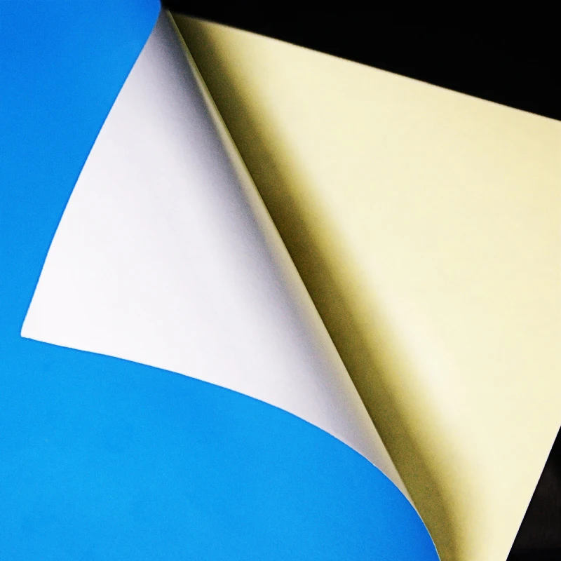 50 Blatt farbiges Klebepapier zum Drucken, leeres selbstklebendes – Bild 5