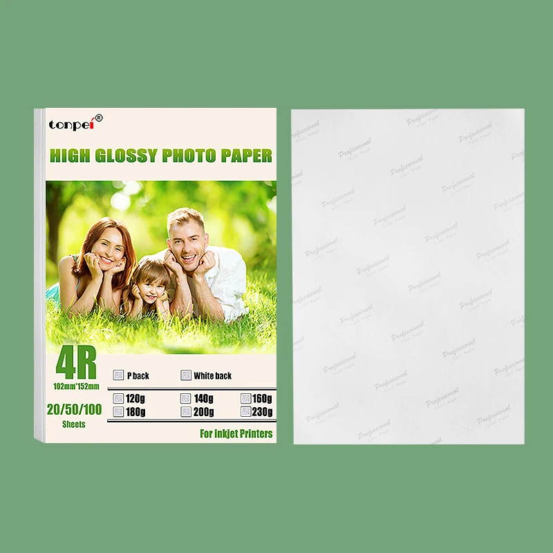Hochglanz-Fotopapier mit mehreren Spezifikationen, 3R 4R 5R A4 – Bild 3