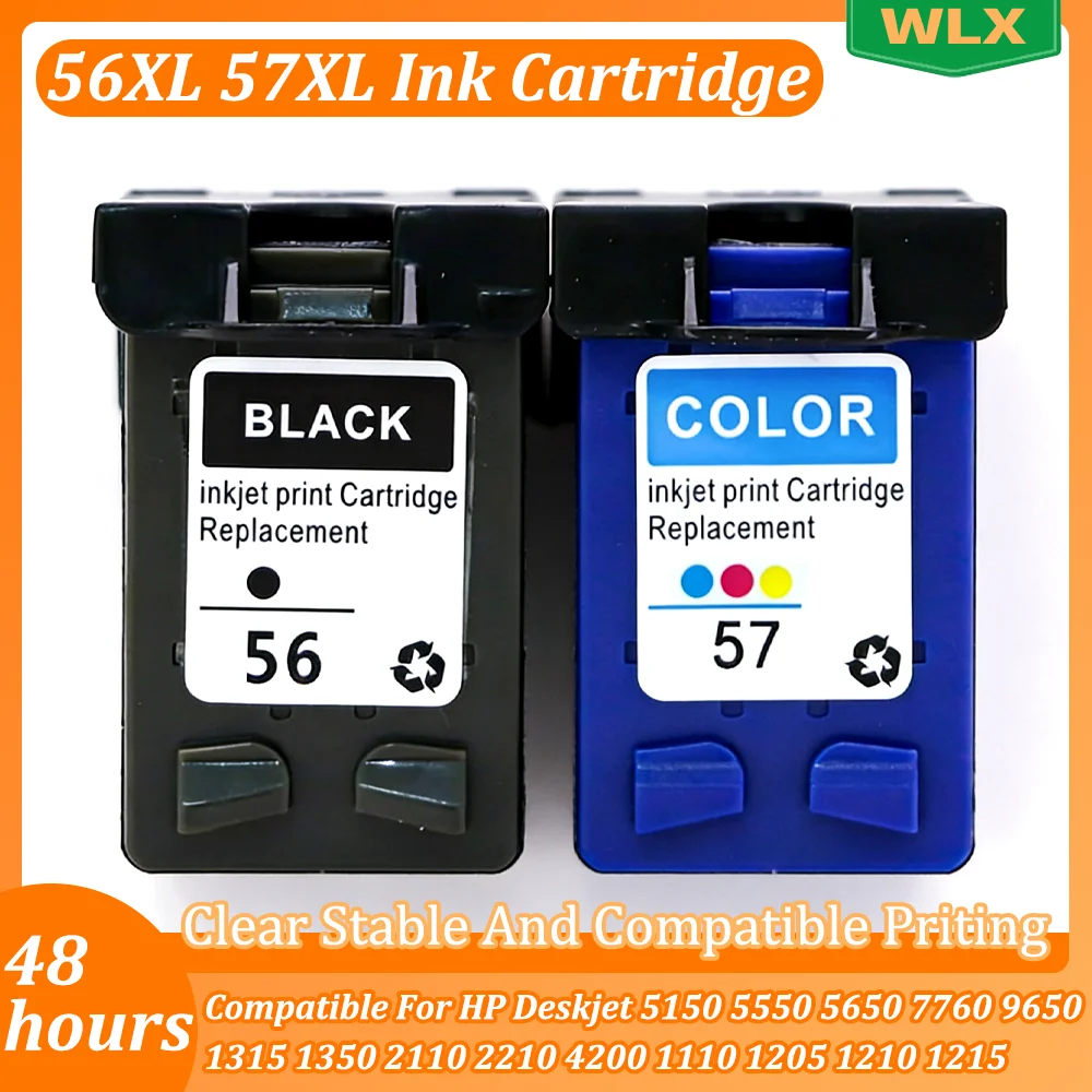 Kompatible Tintenpatronen HP56 HP57 56XL 57XL passend für HP Deskjet 5150 5550 5650 7760 9650 1315 1350 2110