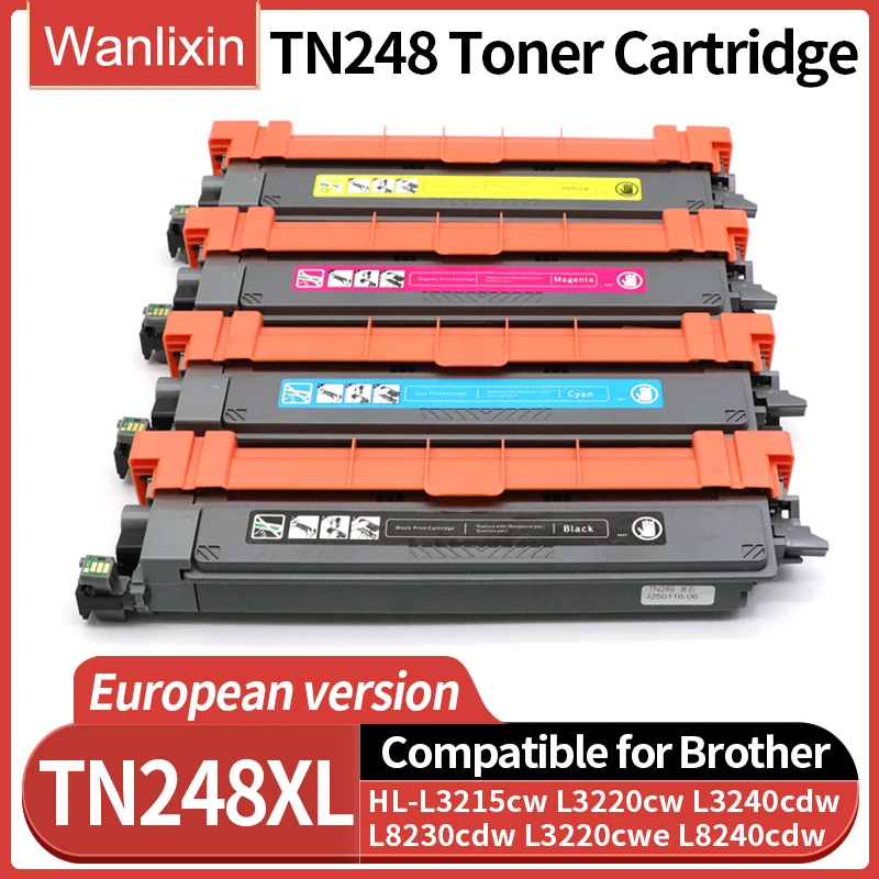TN248 TN248XL Tonerkartusche passend für Brother HL-L3215cw L3220cw L3240cdw L8230cdw L8240cdw MFC-L3740cdw