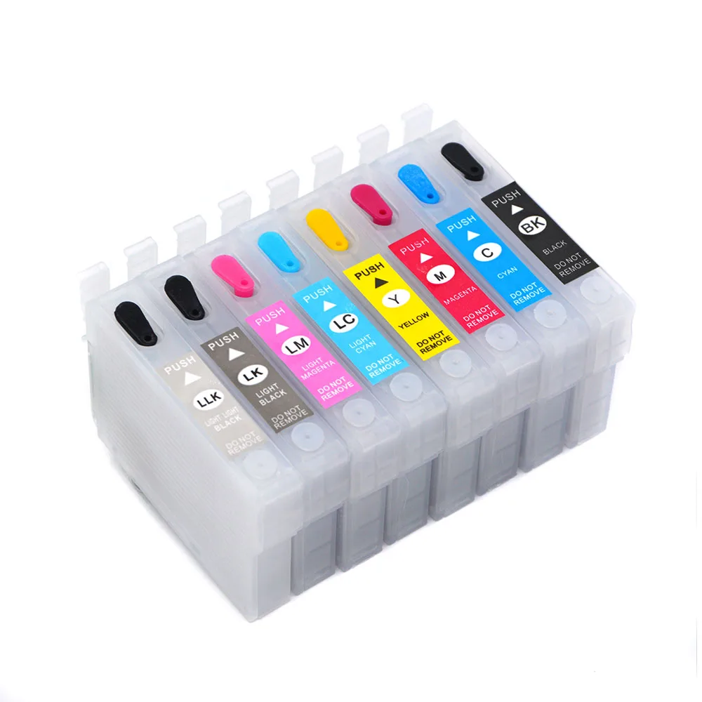 Nachfüllbare Tintenpatrone passend für Epson R2880 T0961-T0967 T0969 – Bild 5