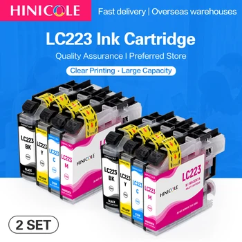 LC223 Für Brother Tintenpatrone LC 223 XL passend für DCP-J562DW J4120DW MFC-J480DW J680DW J880DW J4620DW