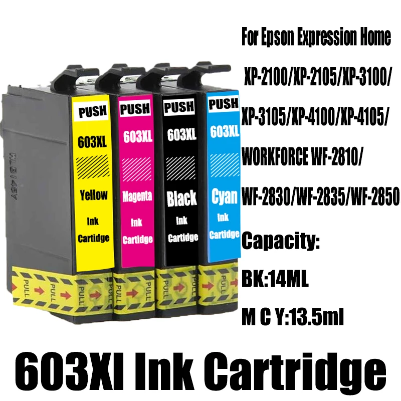 603XL 603 Tintenpatrone passend für Epson T603 Expression Home XP 2100 2105 3100 3105 4100 4105 Drucker