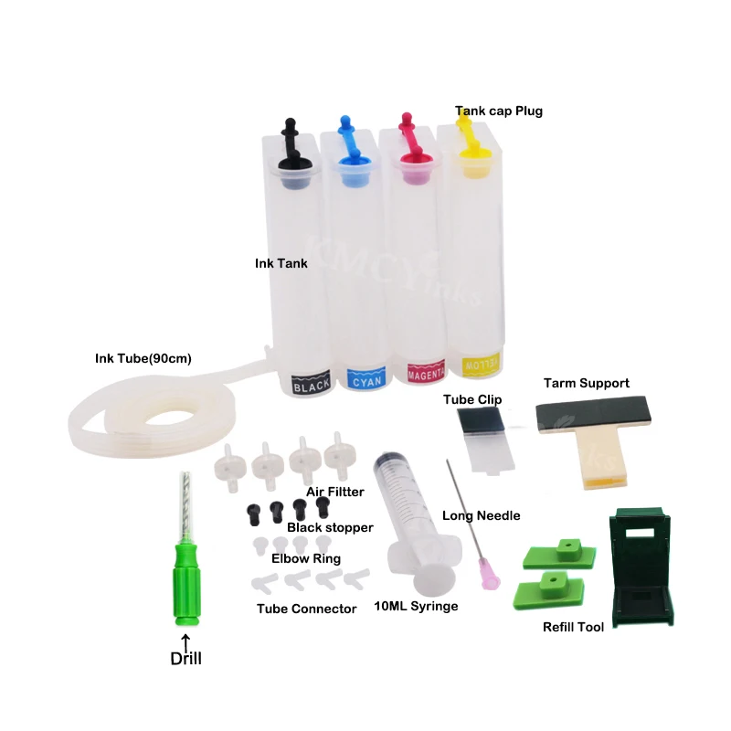 Passend für hp305 305xl diy ciss tinten versorgungs system für hp 305 – Bild 3