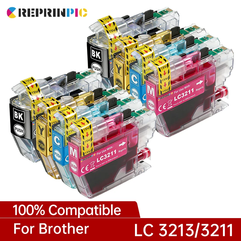 LC3213 LC3211 LC 3213 3211 Tintenpatrone passend für Brother MFC-J497DW MFC-J895DW J890DW MFC-J491DW