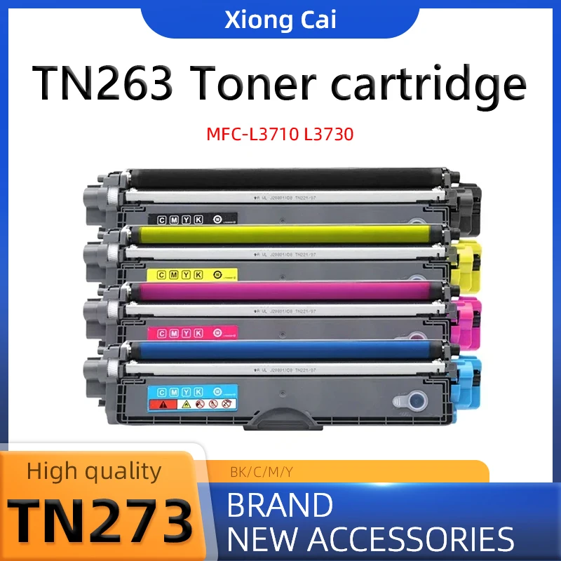TN273 TN277 TN263 TN267 Tonerkartusche, passend für Brother MFC-L3710 L3730 L3750CDW L3770 HL-3210 L3270